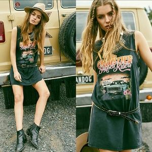New spell designs sunset riders dress charcoal tee